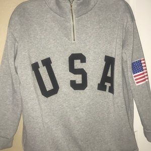 usa grey sweatshirt